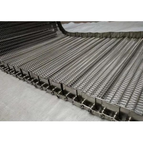 Quality Food Grade Chain Mesh Conveyor Belt , Stainless Conveyor Belt To Conveying Products for sale