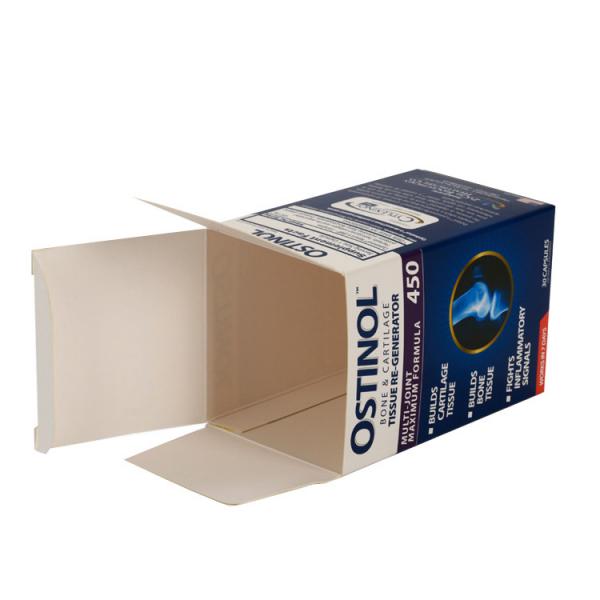 Quality Paper Custom Printed Packaging Box ，Pharmaceutical Packaging Box Tuck End for sale