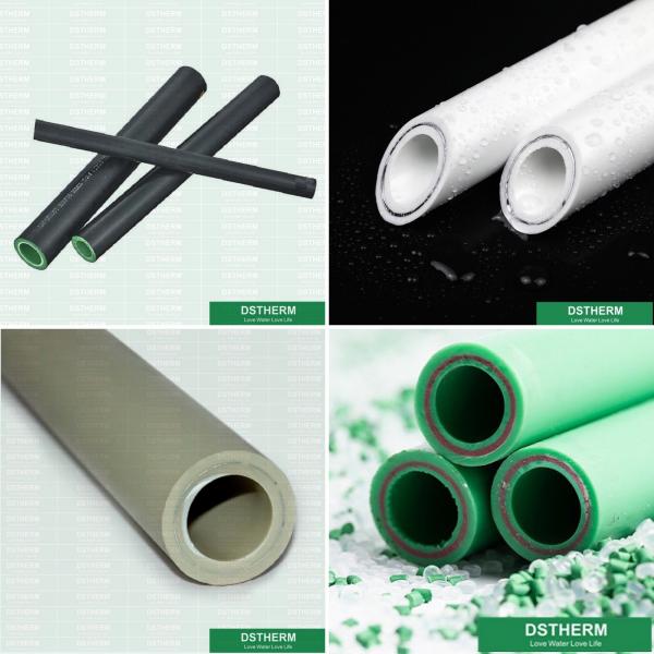 Quality Gray Color Plastic Composite Ppr Pipe 110mm Ppr Aluminum Composite Pipe For Heating System for sale