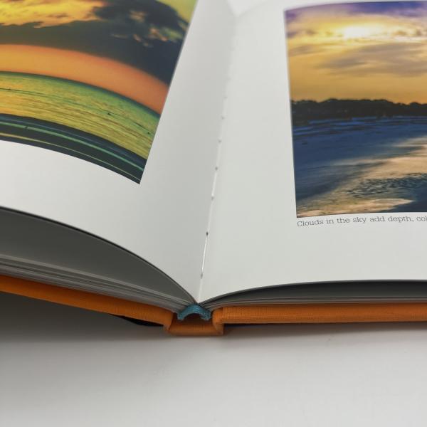 Quality Sewn Stitching / Perfect Binding Landscape Art Books 4 Colors 305mm X 229mm for sale
