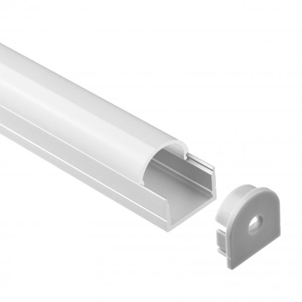 Quality 19*11mm Wall Surface Mounted LED Profile Aluminum Customized Length for sale