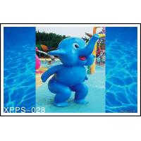 China Spray Small Elephant Water Game, Aqua Fountains Play Structure , Spray Park Equipment factory
