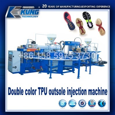 Quality Screw Type TPU Sole Injection Molding Machine Multipurpose Durable for sale
