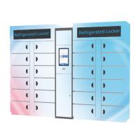 Quality Outdoor Cake Fresh Refrigerated Locker 24 Hours Self Service Smart Cabinet for sale