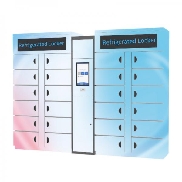 Quality Outdoor Cake Fresh Refrigerated Locker 24 Hours Self Service Smart Cabinet for sale