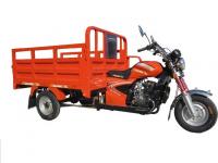 China Red Chinese Three Wheel Motorcycle , Cargo Motorized Tricycle Single Cylinder Engine factory