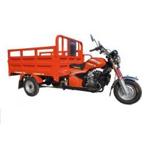 Quality Red Chinese Three Wheel Motorcycle , Cargo Motorized Tricycle Single Cylinder for sale