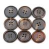 China Black Natural Horn Shaped Buttons Coats Down Jackets Clothing Accessories factory