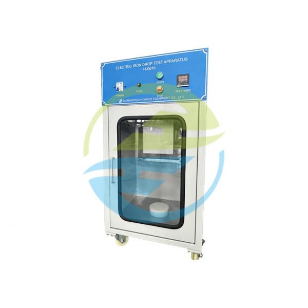 Quality Home Appliance Testing Equipment For Iron Mechanical Strength Test With Rate 20 Drops Per Min for sale