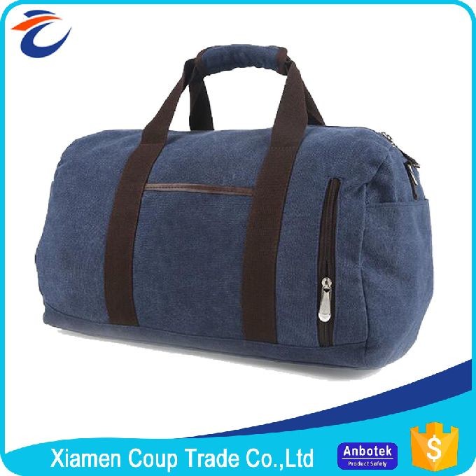 China Wholesale Canvas Weekend Duffle Bag Mens Carry On Travel Bag factory