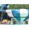 China Large Space Bowl Water Slide / Water Park Slide For Water Park Games factory