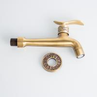 China Antique Bronze 390g OEM Brass Bathroom Sink Faucets for sale