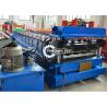 China 0.3-0.8mm Color Steel Glazed Roofing Tile Roll Forming Machine Chain Driven factory