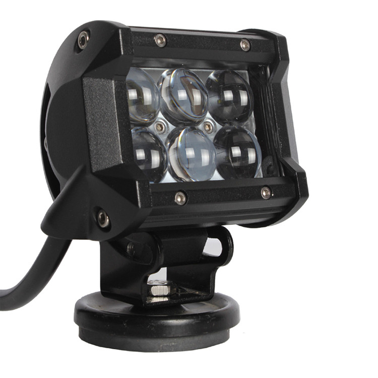 China 4 Inch Dual Row 30W 6500K Off Road LED Work Lights Bars 4D Lens for Truck Jeep factory