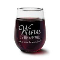 China PET Tritan Stemless Reusable Plastic Wine Glasses Personalized Unbreakable factory