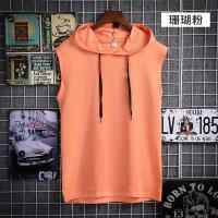 China Breathable Red Sleeveless Hoodie factory