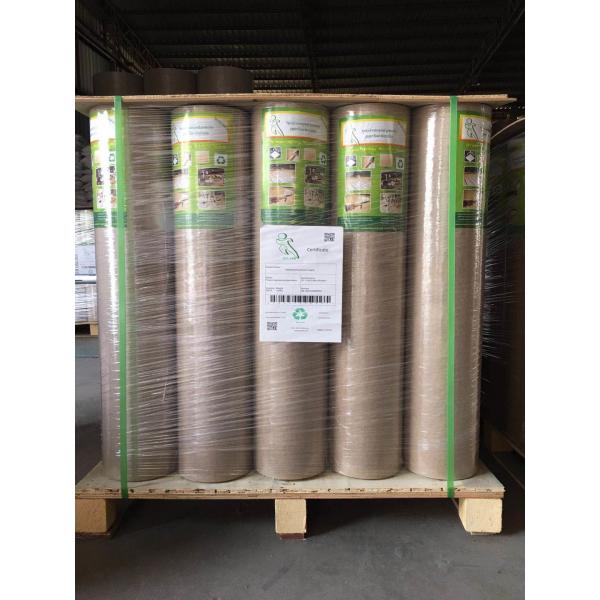 Quality Kraft Cardboard Width 150mm 1200mm Temporary Floor Protection Roll for sale