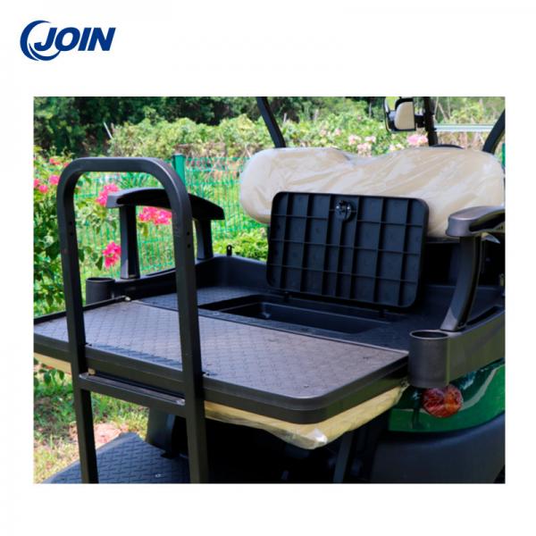 Quality EXCAR Golf Cart Back Seat Kit Buggy Rear Flip Seat Leather Black for sale