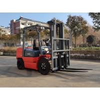 China Rated Capacity 4000kg Diesel Forklift Truck 4T Sitting Driving Style Four Wheel factory