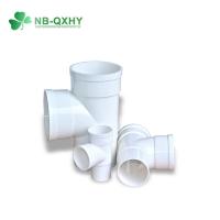 China Pn16 Pressure Rating Round Head Code PVC Pipe Fitting for Water Drainage in Bathroom factory