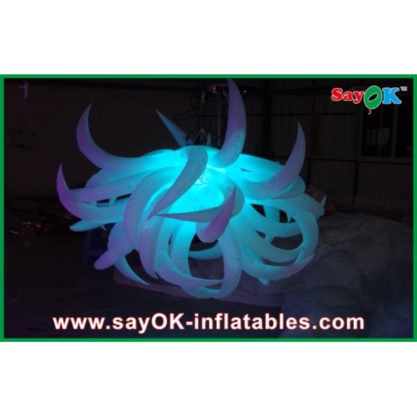Quality Color-changing Lighting Decoration , 2m Dia Inflatable  Led Lighting Decoration for sale