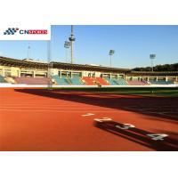 Quality Eco Friendly Synthetic Sports Flooring 1.12Mpa Public Running Track for sale