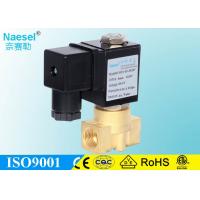 China ASCO Red Hat Direct Acting Solenoid Valve Replaceable Brass Water Solenoid Valve for sale
