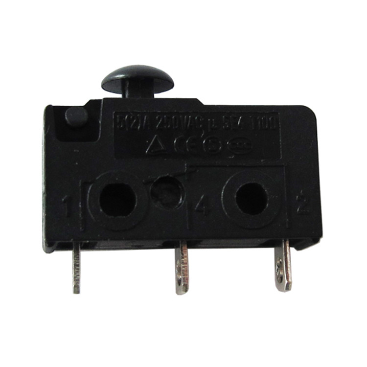 China Solder Terminal 5A 250V T100 5E4 Micro Switch For Computer Mouse factory