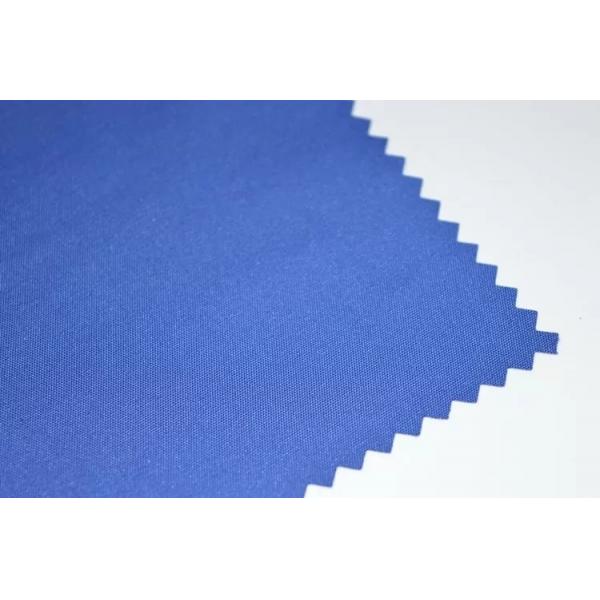 Quality Taslon Windproof Fabric For Garments Moisture Wicking Pants UV Resistant Blue Talon Fabric PU Coated for sale