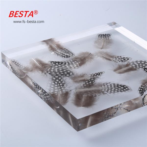 Quality Partition Wall Decorative Acrylic Sheets 30mm Thick Wear Resistance for sale
