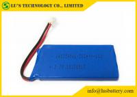 China Blue PVC 3.7 V 500mah Lipo Battery LP482549 3.7 Volt Lithium Polymer Battery 500mah 3.7v battery factory