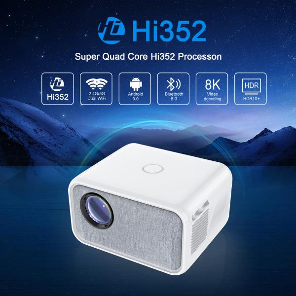 Quality Portable LCD Home TV Projectors 1920x1080 Full HD Multiscene for sale