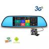 China 3G 7inch 1080P Android car CCTV camera  rearview mirror dvr GPS navigation factory