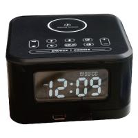 China Wireless Charging Hotel Alarm Clock Electric Radio Alarm Clock 10M 65dB factory