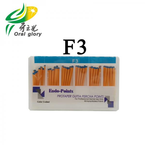 Quality Dental Absorbent Paper Points F1 F2 F3 For Protaper Dental Root Canal Files for sale