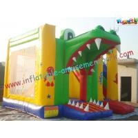China Popular Shark Inflatable Combo Moonwalk , Combo Bouncer Slide With Affordable Price factory