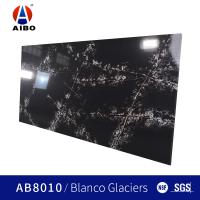 China Black Calacata Artificial Quartz Kitchen Countertop With Coherent Pattern Marble looking factory