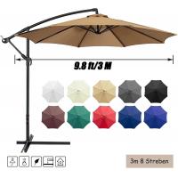 China Patio Umbrella, Yard Umbrella Push Button Tilt Crank, Terrace Garden Restaurant Patio Parasol Outdoor Umbrella factory
