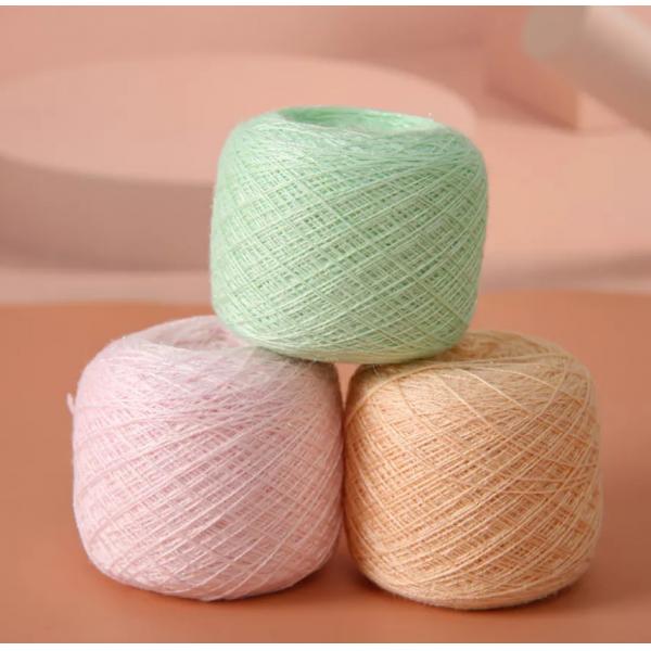 Quality 47% Viscose 26% Polyester Core Spun Yarn Nylon Thread Glitter Anti Pilling for sale