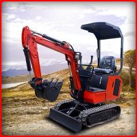 China Compact Small Excavation Equipment  ,  Mini Excavator 1T 2300*910*1940mm factory