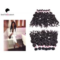 Quality Full Cuticle Intact Water Wave Grade 6A Virgin Peruvian Human Hair Weft for sale
