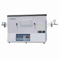 Quality Horizontal Tube Furnace 1200C PID Control Heat Treatment With Double Temperature for sale