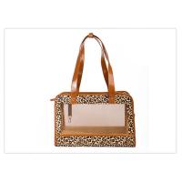 China  				Fashion Leopard Summer Mesh Handbag Dog Outdoor Portable Carrier 	         for sale