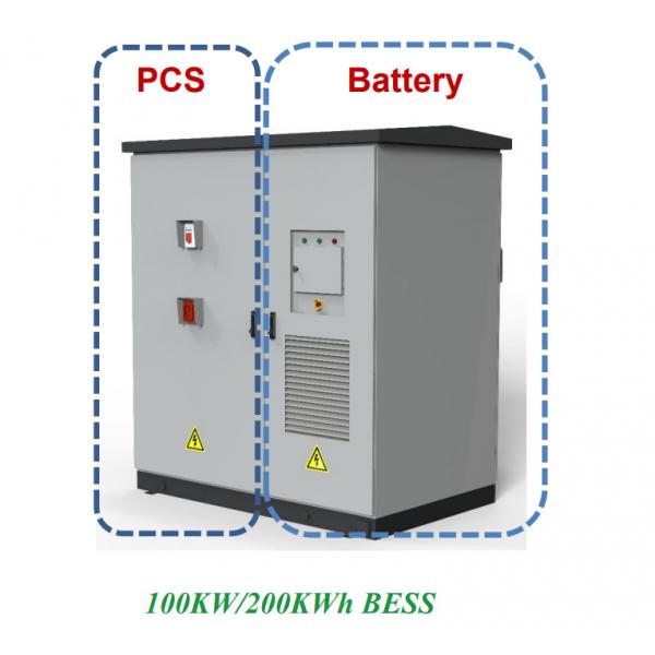 Quality Lifepo4 Battery Energy Storage System 100kw/200kwh BESS System for sale