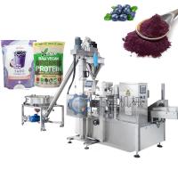 china Eight Station Powder Pouches Packing Machine Multipurpose With Screw