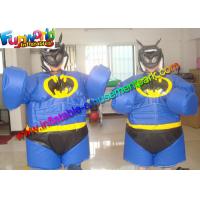 China Batman Dress Up Games Clothes / Blow Up Sumo Suits With Air Mat factory