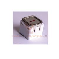 China Square Elevator Push Button Switch With Stainless Steel Frame And Stainless Plate factory