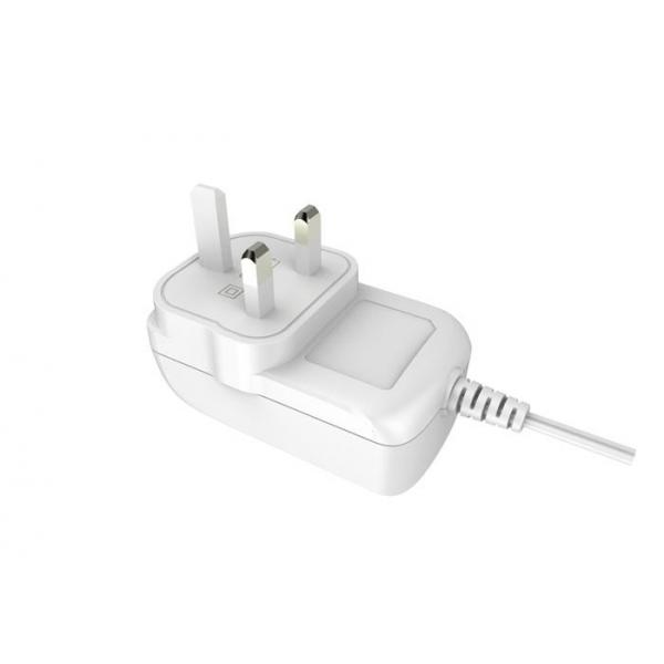 Quality White UK Plug 2A Ac Dc 12v Power Adapter Wall Mount With CE GS LVD Approval for sale