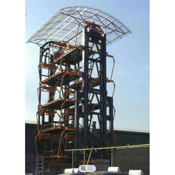 Quality 4.4m/min Vertical Rotary Parking System Tower 8 SUVs 5 Levels for sale
