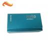 China Fashionable Magnetic Mobile Boxes , Foil Blue Gift Electronics Packaging factory